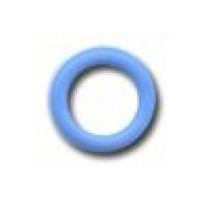 2x12mm Silicone ring, mat turquoise 018